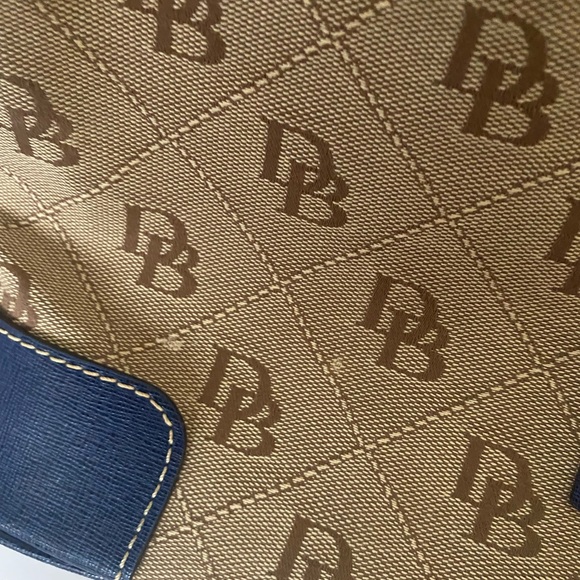 Dooney & Bourke Signature Erica Hobo Canvas Bag - Picture 7 of 15